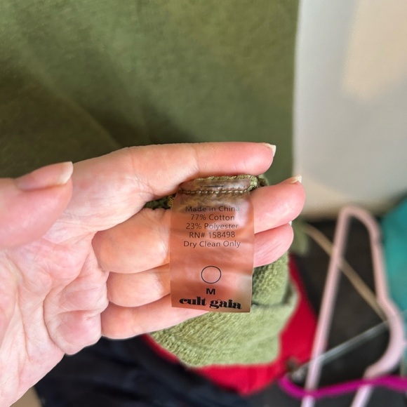 Cult Gaia Serita Maxi Dress Olive Green - Picture 7 of 8